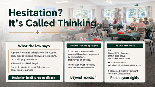 Hesitation? It's called thinking!