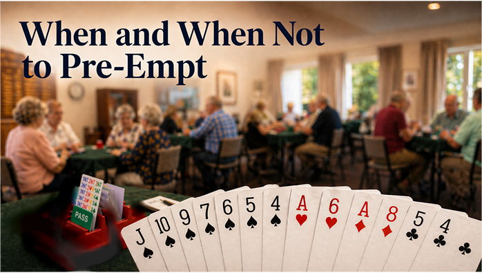 When to pre-empt and when not to