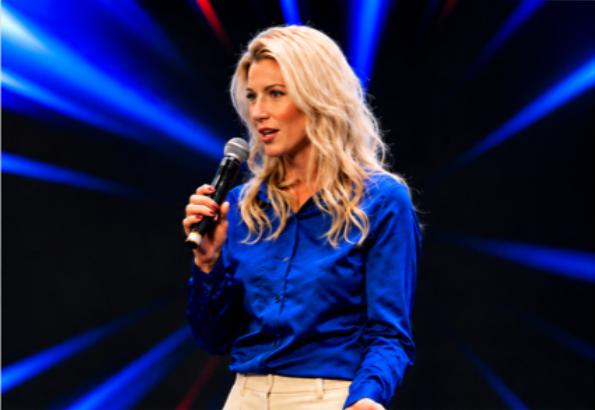 Kimberly Harpur, New Zealand representative in the 2026 Toastmasters International Speech Contest Semifinals